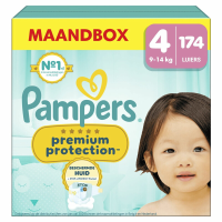 Pampers Premium Protection Luiers Maat 4 – Maandbox 174 Luiers