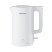 Ochama Elektrische Waterkoker 1,7 L, 1500 W, Waterkoker met 55°C Automatische Warmhoudfunctie, Huishoudelijke Elektrische Waterkoker, 304 Roestvrij Stalen Binnenpot, Voedselveilig Roestvrij Staal