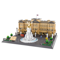 WANGE Buckingham Palace Londen, Engeland 1695 Stuks Bouwstenenset voor Hobbybouwers