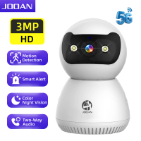 JOOAN 2K full hd beveiligingscamera, nachtzicht in kleur, tweerichtingsspraak, bewegingsdetectie, trackingopname, mobiele app afstandsbediening, bewakingsmonitoring en beveiliging voor huis en huisdieren