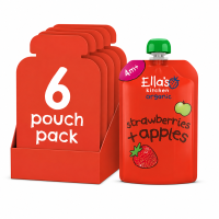 Ella's Kitchen 4+M Aardbei + Appels 120 g x 6