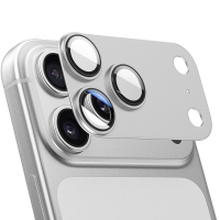 IM CHEN iPhone 18Pro Cameralensbeschermer, Hoogdoorlatend Gelegering, Valbestendig, Zilver, 1 Stuk
