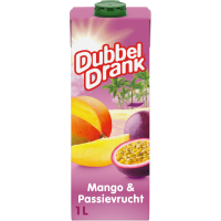 DubbelDrank Mango Passievrucht Sap   1 L