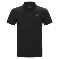 PELLIOT T shirt met korte mouwen voor heren Kamperen Reizen Waterdicht Duurzaam   Zwart   XXL