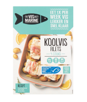 Vismarine Koolvisfilets 4 stuks   400 g