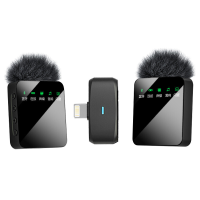 Verbex ST5 dubbele microfoon met iOS aansluiting, populaire draadloze mini knop microfoon