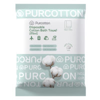 PURCOTTON Wegwerp Katoenen Badhanddoek (Mini) 100 cm * 60 cm 1 Stuk