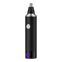 Sparoma 2 in 1 Neus  & Gezichtshaartrimmer voor Mannen – 7800 RPM Snelheidsmotor, 120 min Gebruiksduur, IPX7 Waterdicht – Nauwkeurige RVS Dubbele Mes Kop met LED Batterijweergave – Oplaadbare Grooming Kit, TC 016 (Zwart)