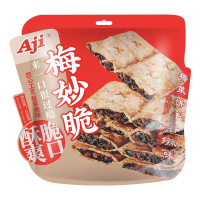 Aji knapperige crackers met ingelegde mosterdgroenten, pittige smaak, 208 g