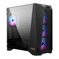 MSI MEG PROSPECT 700R computerbehuizing midi tower zwart