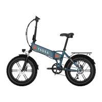 YADEA Rover Opvouwbare Fat Tyre E Bike, Groen, 20 × 4,0 Inch Banden, Frame van Aluminiumlegering, 90–120 km Lange Actieradius, Hoogwaardige Lithiumbatterij, Off Road Capaciteit, Schokabsorptie, CE Conform, Geproduceerd en Verzonden uit Europa.