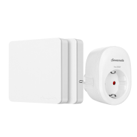 Dewenwils afstandsbedienbare wandcontactdozen, draadloze stekkerschakelaar voor aan/uit, geen kabels nodig, uitbreidbare lichtschakelaar voor kerstdecoraties, 30 m bereik, 16 A, 3680 W, wit