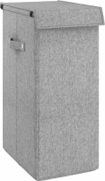 Vida vidaXL Wasmand inklapbaar 26x34,5x59,5 cm kunstlinnen grijs