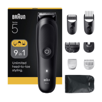 Braun MG Styler MGK5540 multifunctionele trimmer   1 stuk   7 in 1 verzorgingsset   precisietrimmer   waterdicht