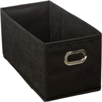 5Five Opbergmand   Zwart, 31 x 15 x 15 cm