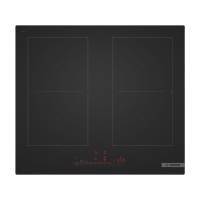 Bosch PVQ61CHB1E Inductiekookplaat   60 cm breedte   4 zones   TouchSlider   FlexInduction zone   Zwart