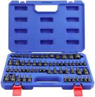 WORKPRO 60 delig Master Torx bits  en socketset, 1/4