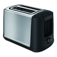 Tefal TT340830   broodrooster   850 W zwart RVS kruimelschotel