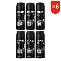 AXE Black deodorant bodyspray 150 ml (6 pack)