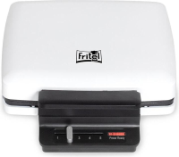 Fritel Wafelijzer WA 1230   Wafelmaker/Wafelijzer   4 x 7 Wafelplaat   23 x 24 cm   1200 W   Antiaanbaklaag   Vaste platen   Wit