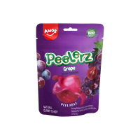 Amos Peelerz gummie snoepjes   druif 65 g