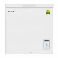 AUCMA 197 L omkeerbare vrieskist, omschakelbare koelkast & vriezer, diepvrieskast met bovenopening, energieklasse E, stille werking, 5 traps digitale temperatuurregeling, uitneembaar mandje met ontdooi afvoer voor thuis appartement garage