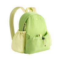 Beneunder LC183, Uitschuifbare Rugzak 10 L, Waterdichte en Lichtgewicht Reistas met Vergrootbare Inhoud, Spatbestendig & Verborgen Vakken voor Woon werkverkeer/Wandelen, Unisex Essentials, Groen Geel, F