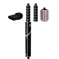 Shark FlexStyle HD426EU 3 in 1 Air Styler & Haardroger, Autowrapping Krulopzetstuk, Ovale Borstel, Concentrator, Geen Hitteschade, Zwart, Roségoud