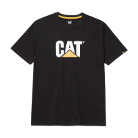 CAT TM LOGO T shirt Zwart Maat XL