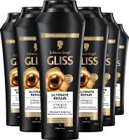 Gliss Kur Shampoo   Ultimate Repair   Voordeelverpakking (6 x 250 ml)