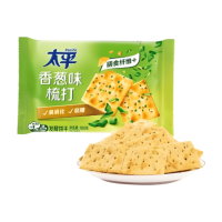 Pacific Soda Biscuits Lente ui Smaak 100 g (Bevat 4 Kleine Pakjes)