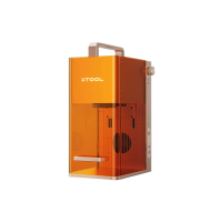 XTOOL F2 5 W infrarood en 15 W diode lasergraveermachine met dubbele laser, ingebouwde 50 MP camera, snel met 6000 mm/s, 3D reliëf op hout, kleurmarkering op metaal, klaar voor op locatie en kleine series, draagbare lasergraveermachine als tafelmodel, bas