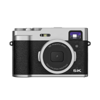 Songdian Digital Camera Retro 48MP Autofocus Compact with 5K Ultra HD 2.8 Inch LCD Optical Viewfinder Digital Camera for Students Teenagers Beginners black