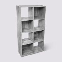 5Five Houten Plankeenheid   Grijs, 67,5 x 32 x 134 cm