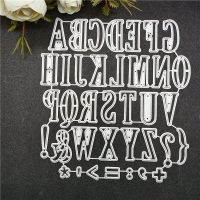 Alfabet die set – 26 metalen snijvormen voor hoofdletters, duurzame reliëfstencils voor scrapbooking, kaartjes maken, papieren knutselwerk, album, decoratief woordensjabloon, decoratie voor verjaardag die cutting, 26 letters