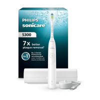 Philips Sonicare 5300 Serie   Elektrische tandenborstel   Wit   Reisetui   Wittere tanden   HX7108/02