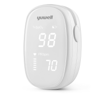 Yuwell pulsoximeter | Bloedzuurstofmeter voor vingergebruik bij volwassenen en kinderen | Klinische nauwkeurigheid, ultralicht, groot led scherm, lichtwerend ontwerp, energiebesparend, comfortabel in gebruik