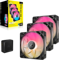 Corsair iCUE LINK RX120 MAX RGB computer behuizing ventilator 12 cm zwart 3 stuk(s)