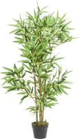 VidaXL Kunststof bamboeplant   552 bladeren, 120 cm, groen