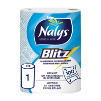 Nalys Blitz huishoudpapier 1 rol in papieren verpakking