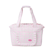 Zeze Plaid huisdierdrager (roze)
