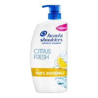HEAD&SHOULDERS citrusfrisse antiroosshampoo   voor haar   1000 ml   dagelijks gebruik