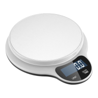 Sparoma NS K44 Digitale Keukenweegschaal 5 kg/0.5 G – Werkt op Batterijen (2×AAA Inbegrepen), RVS Weegplateau met LCD Display voor Bakken & Koken