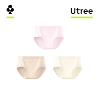 Utree   2026 Nieuw model dames katoenen boxershorts, antibacterieel, extra lange voorkant   ongebleekt + licht huidskleurig + nude roze   160/90 (M)