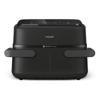 PHILIPS 1000 Serie Dual Basket Airfryer – 7,1 L – Zwart – Voor 5 personen – 10 Kookfuncties (NA154/00)