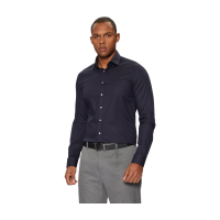 Calvin Klein twill easy care slim overhemd night sky heren 40
