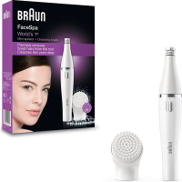 BRAUN Silk epil gezichtsspa 810 epileerapparaat   1 stuk   voor gezicht en lichaam   inclusief exfoliatieborstel   nat en droog