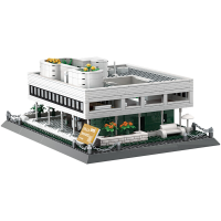 WANGE Villa Savoye Paris, Frankrijk 1226 Stuks Bouwstenenset voor Hobbybouwers