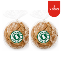 Lekhaven Bakkerij Meergranen Landbrood, Rond, 550 g x 2