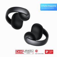 Soundcore Aeroclip true wireless stereo (TWS) oordopjes voor bellen, muziek, sport en dagelijks gebruik, Bluetooth, zwart
